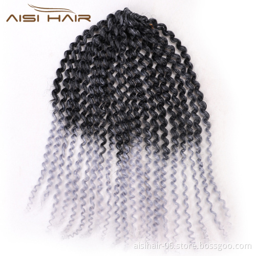 Aisi Hair Wholesale Manufacturer Crochet Braid Box Braids Marley Passion Twist Loose Wave Pre Stretched Synthetic Braiding Hair